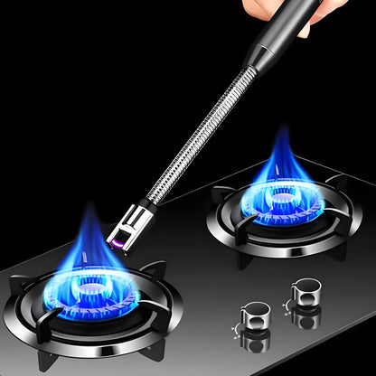 USB Rechargeable Flameless Arc Lighter – Windproof Flexible Plasma Ignition