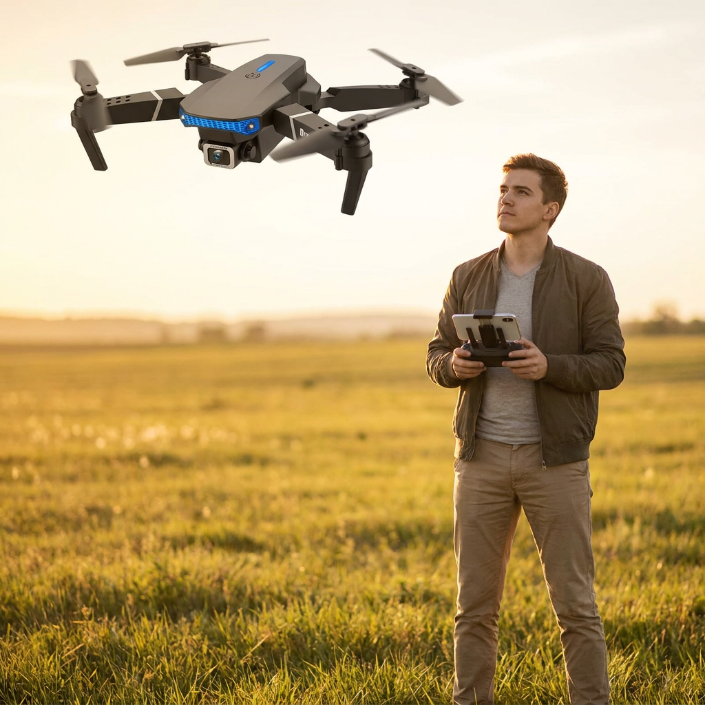 SkyShot E88 Pro Drone