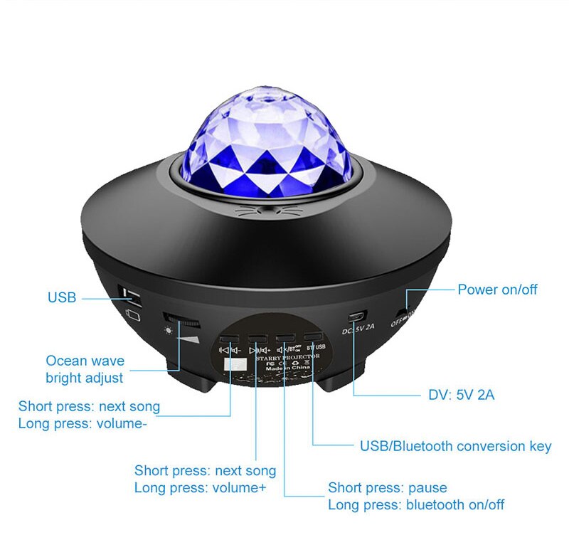 Galaxy Wave Projector